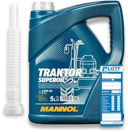5L MANNOL Traktor Superoil Motoröl + Auslaufschlauch