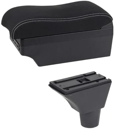 Reposabrazos para Coche, para Seat Ibiza 6j 6L, para decoración de Estilo con portavasos, para Accesorios USB, para Caja de pasamanos