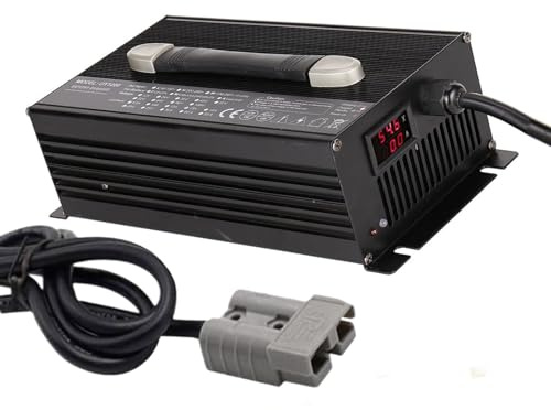 WLEJSL Chargeur de Batterie à Maintien de Charge, Chargeur Rapide 36 V 25 A pour Chariot Élévateur avec Connecteur Anderson 50 A/120 A/175 A/350 A pour Transpalette et Autolaveuse,A2,50A