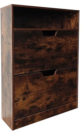Relaxdays Shoe Cabinet, Various Sizes, Shoe Storage, Narrow Shoe Cabinet, Hallway, Shoe Cabinet, Choice of Colours