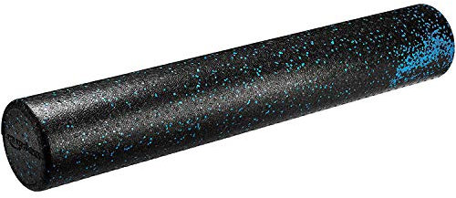 Amazon Basics Rodillo de espuma de alta densidad, Azul jaspeado - 90cm