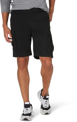 Lee Men's Extreme Motion Carolina Cargo Short, Black, 38