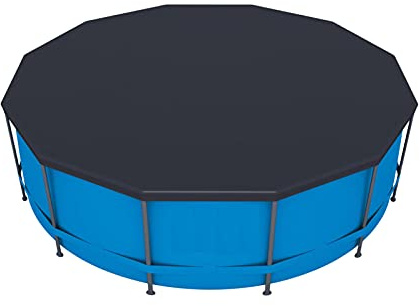 DAMX Swimming Pool Cover - 8ft 10ft 12ft Solar Pool Heater Paddling Pool, Anti-dust Rainproof Durable for Home Garden Outdoor Inflatable Hot Tubs, Lay z Spa's and Patio Tables (3.05m)