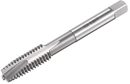 sourcing map Taraud Fil Spirale Pointe 3/8-16 BSW HSS Haute Vitesse Acier Machine Fil Vis Taraud 3 Droit Cannelures Non Couché Taraudage Outil H2 Tolérance