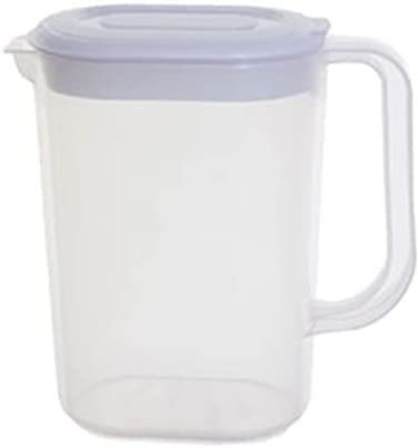 TRTO 1Pcs 1.5 Litre Clear Plastic Fridge Door jug Pitcher Container Fridge Door Jug for Juice Milk Water