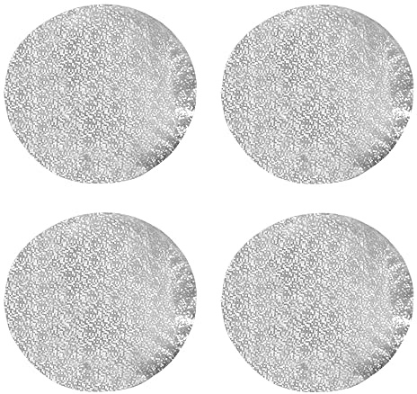ETOPARS 4 Pièces Housses de Pneus 27-29 Pouces Imperméable Couvre Pneus de Voiture Film en Aluminium Housses De Roue De Secours Couverture Protecteur Argent