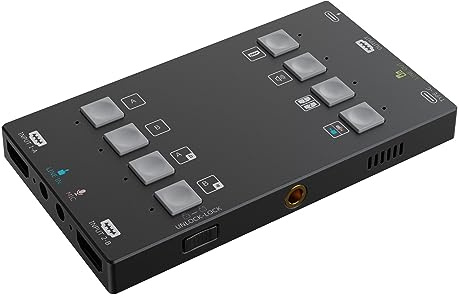 CAMKOO Scheda di acquisizione video H2U, HDMI 4k a schermo USB può essere commutata