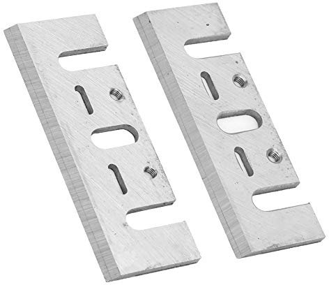 Lames de Raboteuse HSS, Lames de Raboteuse électrique à Main HSS Manuel de Travail du Bois une Paire de Lames de Raboteuse Manuelles en Carbure TCT pour Bois Dur Colle D'art en