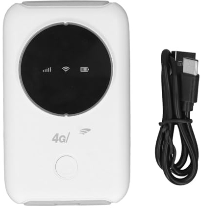 4G-LTE-Hotspot-Gerät, Entsperrter 300-Mbit/s-Netzwerk-Router, Unterstützt Maximal 10 Angeschlossene Geräte, Weltweite Tragbare Hotspot-Anwendung für EU-Länder über 93 und Asien