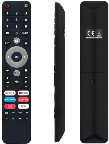 Ersetzte Sprachfernbedienung Passend für Chiq QLED TV M55QN9G U50QM8G U55QM8E U55QM8G U75QF8TG U85QF8TG U98QF8TG U98QF8TGU43QM8G L32H8CG U43QM8G U50QM8E U43QM8E U98F8TG
