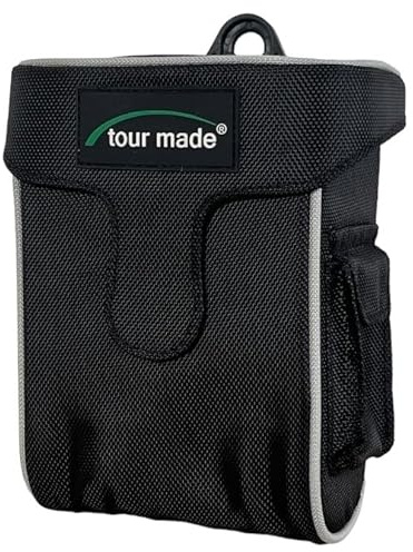 Tour Made Accessoiretasche I für Wertsachen/Brillen/Entfernungsmesser etc. | für elektrische Golftrolleys & Push Golftrolleys I Golfzubehör Geschenkidee