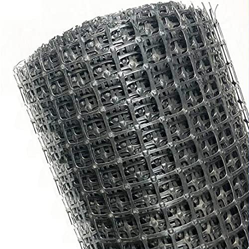 Robustes Gartenzaun, 3 cm, wiederverwendbar, Landschaftsnetz zum Schutz von Setzlingen und Pflanzen, schwarzer Zaunrand, 1,2 x 10 m