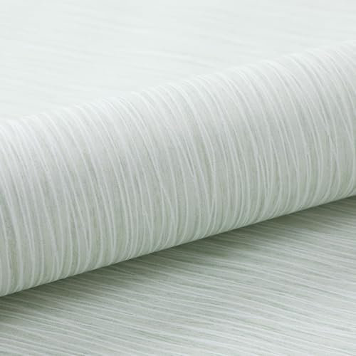 Mix Plain Stripe Textured Thick Wallpaper 3D Embossed Modern Minimalist Wallpaper Roll Striped Flocking Wallcoverings No Match Irregular Stripes Wallpapers for Bedroom Living Room Lounge Light Green