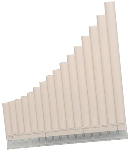HAMPPLIES Panflöte in C-dur Musikinstrument Flöten Notenbuch für Anfänger Tragbar und Einfach zu Spielen