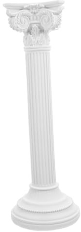 NOLITOY Colonna Decorativa Romana in Resina Pilastro Artistico Stile Europeo Statuetta Vintage Per Decorazioni Casa e Matrimoni