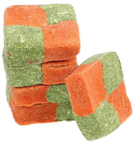 GALPADA 5 pièces Gâteaux De Foin Naturels pour Petits Animaux Friandises À Mâcher pour Lapins Cochons Et Hamsters Snacks Riches Fibres pour Santé Dentaire