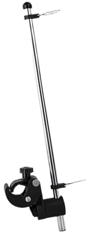 Jazuaiao Anti Tangles Marine Flag Holder with Universally Clamp Marine Rails Mount Poles for Secure Mounting on Boat Railings Rails Mount Poles for Boat
