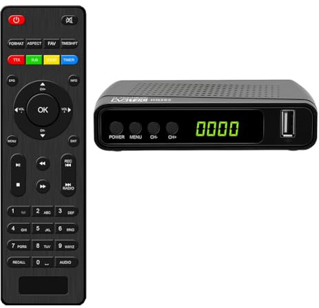 Remingtape EU plugg DVB-T2 avkodare 265 digital marknät DVB-T2 set-topbox mini digital markbunden mottagare