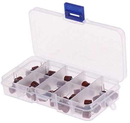 H HILABEE 50x MIKROSICHERUNG TR5 Serie 500mA bis 6,3A, Slow Blow, Kunststoff, 16x8x8mm, 50PCS (je Wert 5PCS)