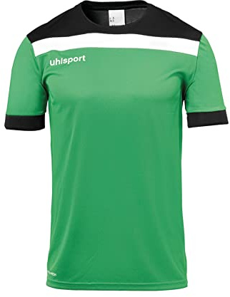 uhlsport Kinder Trikot Offense 23 Trikot, Grün/Schwarz/Weiß, 152, 100380406