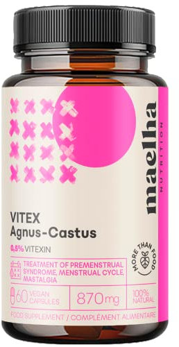 Vitex agnus-castus | Agnocasto Forte Titolato | Disturbi mestruali e premestruali | 60 capsule | 100% Naturale