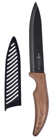 Durandal Couteau ceramique LEGEND | Couteau cuisine ceramique universel avec housse de protection | Couteaux de cuisine