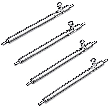 WOCCI 4PCS Schnellspanner Federleiste Ersatz Stifte für Uhrenarmbänder, Edelstahl, 14 16 18 19 20 21 22 24 Millimeter