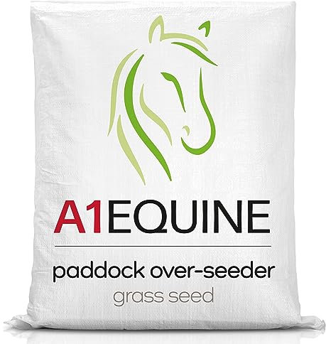 A1 Lawn, Paddock Over-Seeder Grass Seed Mix - Fast-Establishing, Durable Grazing, Timothy & Ryegrass Blend, DEFRA Certified, 25kg