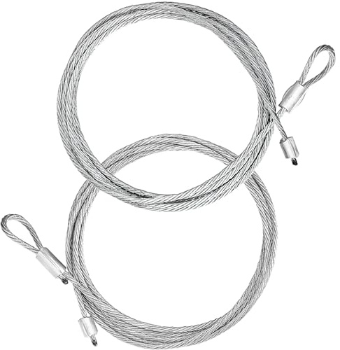 Blesseras 9 ft 6 in. Garage Door Cable for 8 ft. Tall Garage Door, 1 Pair