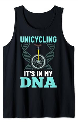 Einrad Fahrrad Lustiges Training Lernen Radfahren Tank Top