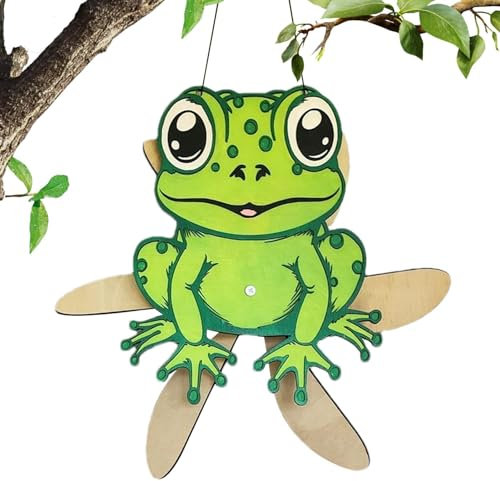 Molinillos de jardín al aire libre – Molinillos temáticos de animales, arte de patio, divertido molinillo de viento de dibujos animados, decoración de molino de viento de jardín