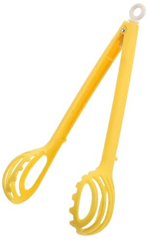 Holibanna Multi-function Kitchen Egg Whisk and Noodles Whisking Tool for Cooking Manual Handheld Whisk Yellow for Egg Handling and Small Food Prep