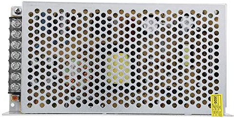 Spacnana Interruptor de alimentación de alta eficiencia, rendimiento estable para pantalla LED, CCTV, radio, ingeniería informática con aleación de aluminio 5V 10A 50W AC100-240V (S-100-5 (5V/20A/100W