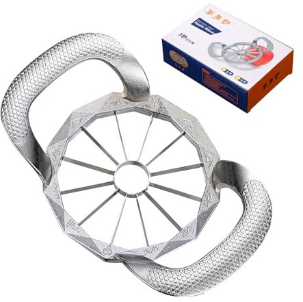 Tagliafrutta a 12 Fette - Tagliafrutta Grande Per Frutta - Accessorio da Cucina Multiuso, Divisore per Patate e Rimozione Nucleo per Casa Albergo Viaggio Campeggio