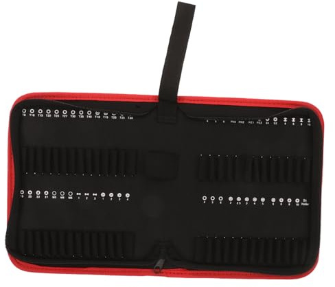 DIYEAH 55pièces Pochette Outils pour Forets Capacité Poignée Pratique pour Rangement Et Transport Facile
