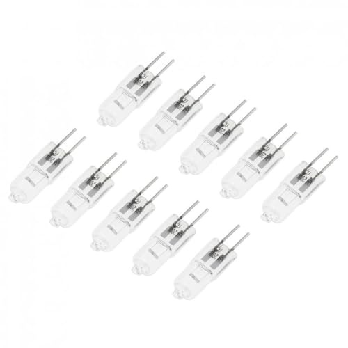 RZL Lighting, 10pcs / Lot. G4 24V. Lampadine alogene Lampadine Long Life Capsula Lampade Calde Bianco Chiaro Bulbi(35W)