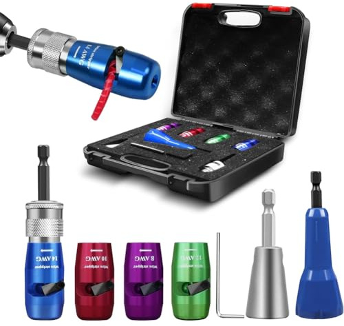 UieoKakeh Electric Drill Wire Stripper Electrician Wire Stripper Electric Wire Stripper Wire Strippers for Electric Drills