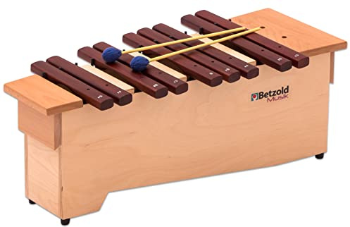 Betzold - Alt-Xylophon - Klangstäbe aus Hartholz, leicht und handlich