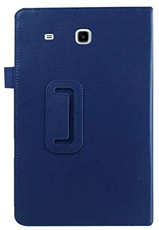 HereMore Hülle für Samsung Galaxy Tab A6 7.0 (T280/T285), Folio Case Kunstleder Schutzhülle Cover Tasche mit Ständerfunktion und Stylus-Halterung für Samsung Galaxy Tab A 7,0 Zoll 2016, Dunkelblau
