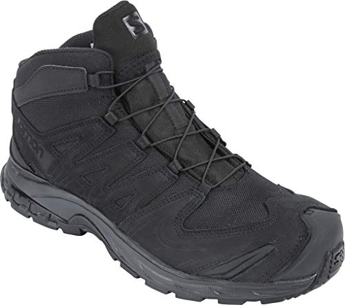 Salomon Men's XA Forces Mid Backpacking Boot, Black, 12