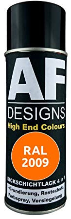 Vernice spray 4 in 1 RAL 2009 arancione traffico.