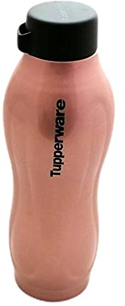 Tupperware Thermosflasche Fashion Flask 550ml aus Metall Gold-Rose To go Flasche Isolierbehälter
