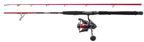 PENN Fierce IV Combo zum Bootsangeln, robuste Ganzmetallrolle mit 4+1 Edelstahlkugellagern, abgestimmt auf die Rute für ein perfektes Bootsangelsetup