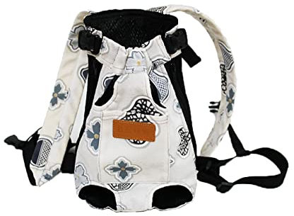 Legs Out Hunde-Rucksack mit Frontseite, freihändig, verstellbar, für Spaziergänge, Wandern, Fahrrad und Motorrad, Größe XXXL