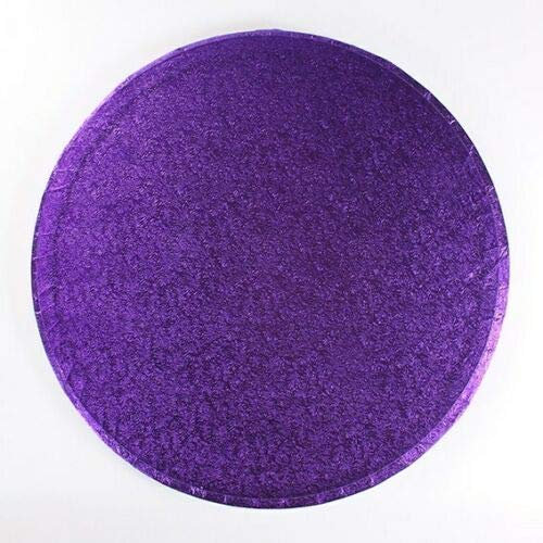 TRTO 1Pcs 22MM Purple Color Cake Boards Round Drum Single Boards Easy to Use and Cleans