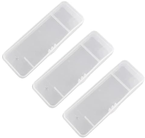 TorSor 3 Pack Men's Razor Razor Travel Case Portable Women's Razor Carrying Case Box Protector Organizer for Travel Men's Razor Blade Refills Cartridges Handle Hydro Sensitive Disposable Razors