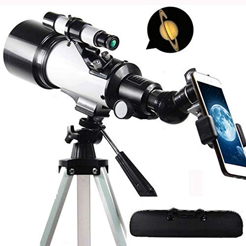 ROLTIN Kinderteleskop für Erwachsene, Astronomie-Anfänger, 400 mm Brennweite, 120-fache Vergrößerung, Zielfernrohr-Refraktor-Teleskop, mit Smartphone-Adapter, Rucksack und Mondfilter