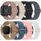 Zspoly 8 Stück Armband Kompatibel mit Fitbit Versa 4/3/Sense 2/Sense Sport Armband, Weiches Elastisch Ersatz Nylon Sport Ersatzband Band für Damen Herren