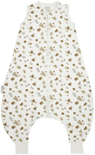 Meyco Baby Schlafoverall jumper ungefüttert - Stains Sand - 80cm - Oeko-Tex Standard 100