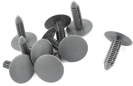 A ABSOPRO Piezas De Automóviles de Plástico Gris Para Sujetar Paneles Con Remaches De Empuje (Juego de 10)